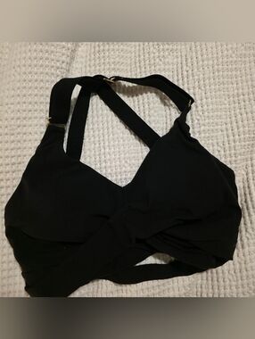 BuffBunny Candy Wrap Bra In Black- Size M